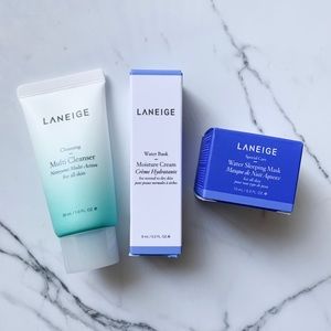NEW 3-Piece Laneige Skin Care Travel Minis Bundle